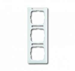 ABB Reflex SI Рамка 3-постовая, вертикальная, с полем для надписи, Reflex SI linear, альпийский белый арт. 1754-0-4061