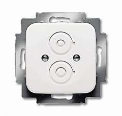 ABB Reflex SI Рамка центральная с суппортом, Reflex SI, альпийский белый арт. 1710-0-1076