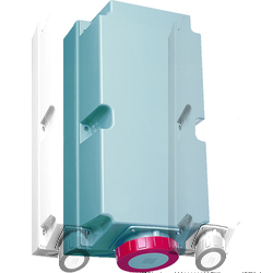 ABB Розетка для монтажа на поверхность с подключением шлейфа 3125RL6W, 125A, 3P+E, IP67, 6ч арт. 2CMA168530R1000