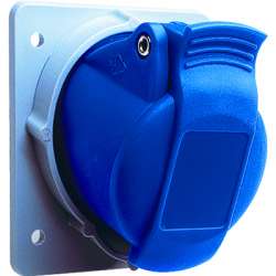 ABB Розетка панельная угловая мин., 16A, 2P+E, IP44, 4час арт. 2CMA170003R1000