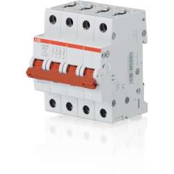 ABB SD204 Рубильник 4P 63A рычаг крас. арт. 2CDD284101R0063