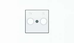 ABB SKY Альпийский белый Накладка для TV-R розетки арт. 2CLA855000A1101