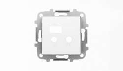 ABB SKY Альпийский белый Накладка для механизма медиа-комбайна арт.9368.3 арт. 2CLA856830A1101
