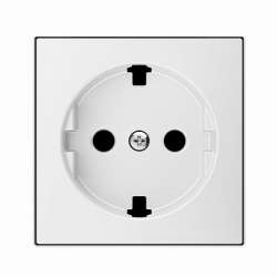 ABB SKY Альпийский белый Накладка для розетки SCHUKO с плоской поверхностью арт. 2CLA858890A1101