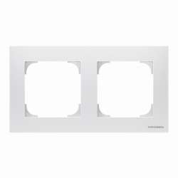 ABB SKY Альпийский белый Рамка 2-постовая арт. 2CLA857200A1101