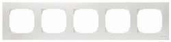 ABB SKY Альпийский белый Рамка 5-постовая арт. 2CLA857500A1101