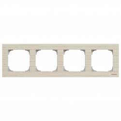 ABB SKY Белый ясень Рамка 4-постовая арт. 2CLA857400A2001