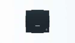 ABB SKY Чёрный бархат Клавиша для 1-клавишных выключателей/переключателей/кнопок арт. 2CLA856200A1501