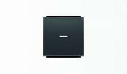 ABB SKY Чёрный бархат Клавиша для 1-клавишных выключателей/переключателей/кнопок с линзой подсветки арт. 2CLA850130A1501