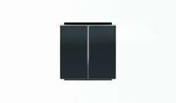 ABB SKY Чёрный бархат Клавиша для 2-клавишного мех "выключатель+переключатель" арт.8142 арт. 2CLA854200A1501