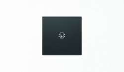 ABB SKY Чёрный бархат Накладка для механизма карточного выключателя с линзой подсветки и маркировкой арт. 2CLA851400A1501