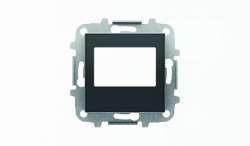 ABB SKY Чёрный бархат Накладка для механизма цифрового FM-радио арт.9368 и/или механизма (блока) ДУ арт.9368.2, серия SKY, цвет Чёрный бархат арт. 2CLA856800A1501