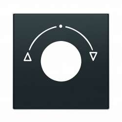 ABB SKY Чёрный бархат Накладка для механизма выключателя с ключом на 3 положения арт. 2CLA855310A1501