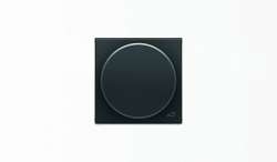 ABB SKY Чёрный бархат Накладка с поворотной ручкой для механизма поворотного светорегулятора арт. 2CLA856020A1501