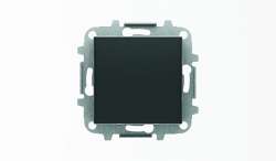 ABB SKY Чёрный бархат Заглушка с суппортом арт. 2CLA850000A1501
