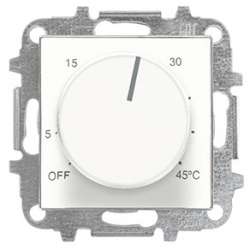 ABB SKY Механизм терморегулятора для тёплых полов с выносным датчиком температуры, 10А/250В арт. 2CLA814090A1001