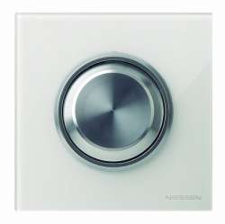 ABB SKY Moon Стекло белое Рамка 1-постовая арт. 2CLA867100A3001