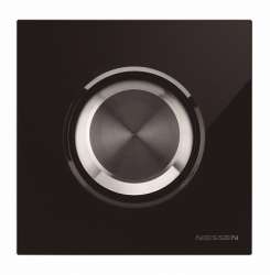 ABB SKY Moon Стекло чёрное Рамка 1-постовая арт. 2CLA867100A3101
