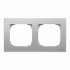 ABB SKY Нержавеющая сталь Рамка 2-постовая арт. 2CLA857200A1401
