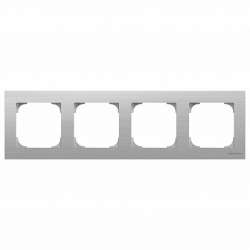 ABB SKY Нержавеющая сталь Рамка 4-постовая арт. 2CLA857400A1401