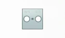 ABB SKY Серебристый алюминий Накладка для TV-R-SAT розетки арт. 2CLA855010A1301