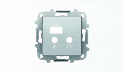 ABB SKY Серебристый алюминий Накладка для механизма медиа-комбайна арт.9368.3 арт. 2CLA856830A1301