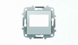 ABB SKY Серебристый алюминий Накладка для механизма цифрового FM-радио арт.9368 и/или механизма (блока) ДУ арт.9368.2 арт. 2CLA856800A1301