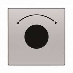 ABB SKY Серебристый алюминий Накладка для механизма выключателя с ключом на 2 положения арт. 2CLA855300A1301