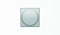 ABB SKY Серебристый алюминий Накладка с поворотной ручкой для механизма поворотного светорегулятора арт. 2CLA856020A1301