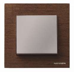 ABB SKY Венге Рамка 1-постовая арт. 2CLA857100A2101