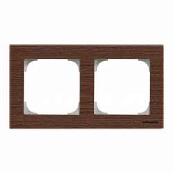 ABB SKY Венге Рамка 2-постовая арт. 2CLA857200A2101