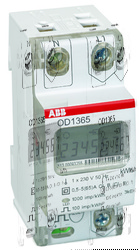 ABB Счетчик 1 фазный прямого включения 1-тарифный, кл.точности 1, 5-65 А арт. 2CMA131042R1000