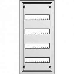 ABB Шкаф распределительный навесной (стальная дверь) 48 мод 674х324х140 IP43 арт. AT41
