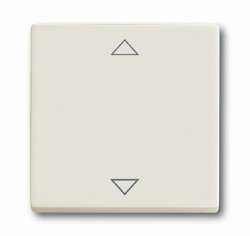ABB Solo/future Клавиша для электронного выключателя Busch-Jalousiecontrol 6411 U-101, 6411 U/S-101, 6418 U, реле 6402 U, chalet-white арт. 6430-0-0396