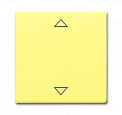ABB Solo/future Клавиша для электронного выключателя Busch-Jalousiecontrol 6411 U-101, 6411 U/S-101, 6418 U, реле 6402 U, sahara/жёлтый арт. 6430-0-0348