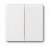 ABB Solo/future Клавиша для механизма 2-клавишных выключателей/переключателей/кнопок, davos/альпийский белый арт. 1751-0-2752
