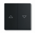 ABB Solo/future Клавиша для выключателя жалюзи 2000/4 U и 2020/4 US, с маркировкой, чёрный бархат арт. 1751-0-3036
