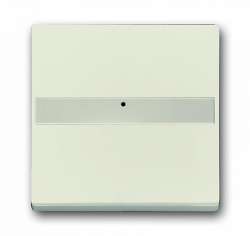 ABB Solo/future Клавиша с полем для надписи, со световодом, для выключателей/переключателей/кнопок, chalet-white арт. 1731-0-1991