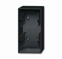 ABB Solo/future Коробка откр.монтаж, 2 поста, чёрный бархат арт. 1799-0-0924