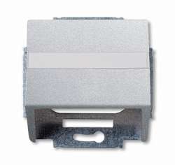 ABB Solo/future Плата центральная (корпус) с суппортом для комм. разъёмов и цоколей DCS от 1850 EB до 1876 EB, серебристый алюминий арт. 1724-0-4263