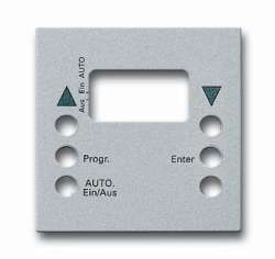 ABB Solo/future Плата центральная для механизма датчика силы ветра и освещённости (погодной станции) 6480 U-10х, серебристый алюминий арт. 1710-0-3663