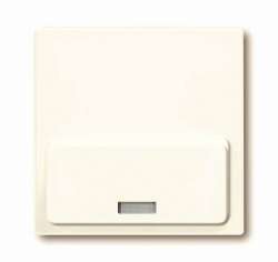 ABB Solo/future Плата центральная с поворотной ручкой для регуляторов громкости WHD, тип LR mono BJ UP, с маркировкой, savanne/слоновая кость арт. 1710-0-3807