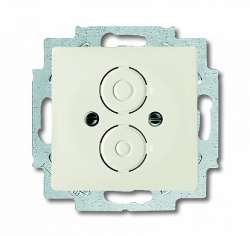 ABB Solo/future Плата центральная с суппортом для разъёмов BNC и TNC, chalet-white арт. 1710-0-3977