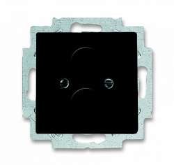 ABB Solo/future Плата центральная с суппортом для разъёмов BNC и TNC, future linear, антрацит арт. 1710-0-3617