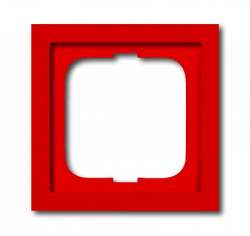 ABB Solo/future Рамка 1-постовая, future linear, красный арт. 1754-0-4371