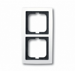 ABB Solo/future Рамка 2-постовая, альпийский белый арт. 1754-0-4110