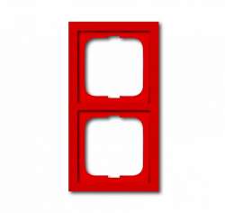 ABB Solo/future Рамка 2-постовая, future linear, красный арт. 1754-0-4372