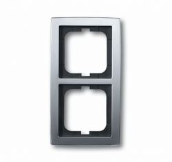 ABB Solo/future Рамка 2-постовая, матовый хром арт. 1754-0-4105