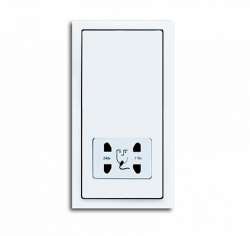 ABB Solo/future Розетка для электробритвы, 220/115 В, 20 ВА, davos/альпийский белый арт. 2130-0-0292