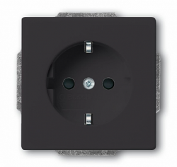 ABB Solo/future Розетка с/з 16А 250В, антрацит арт. 2011-0-3801